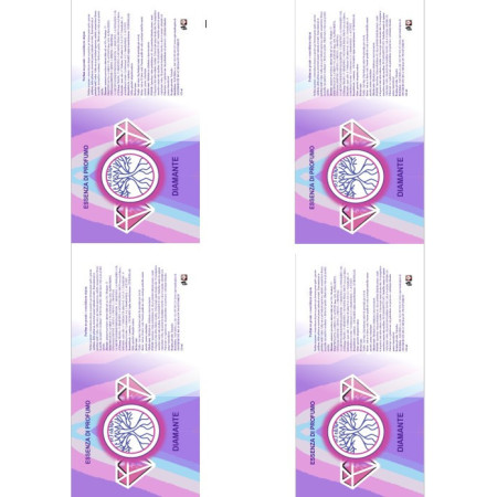 ETIKETY DIAMANTE, 4ks