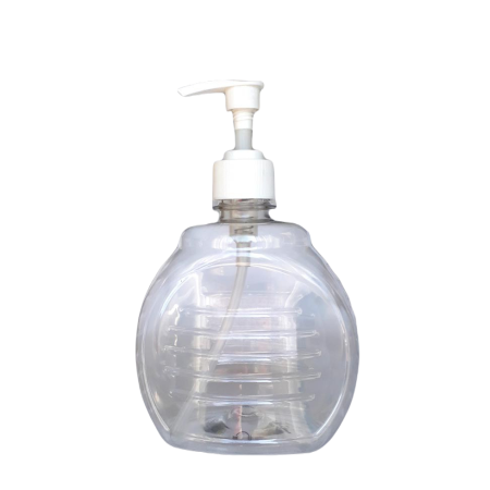 907-Fľaša na mydlo NR 68 PET číra 0,5l + pumpička