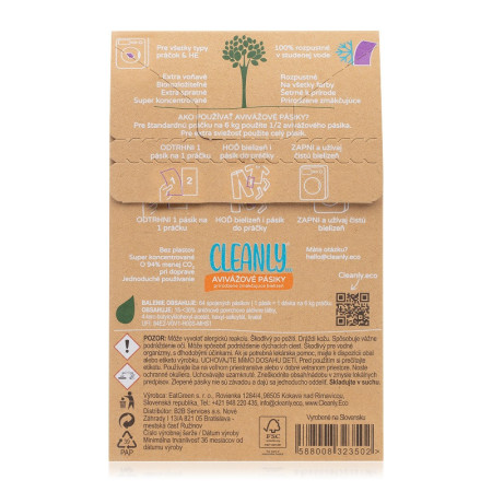 Avivážové pásiky Levander, 64 pracích dávok