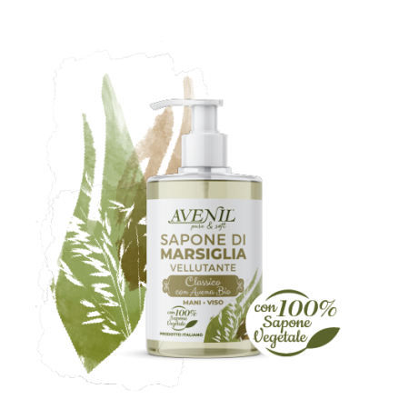 MYDLO NA RUKY A TVÁR - AVENIL sapone mani e viso marsiglia VELLUTANTE , 500ml
