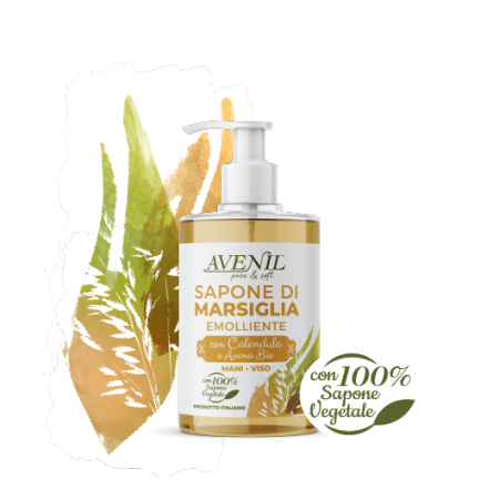 MYDLO NA RUKY A TVÁR - AVENIL sapone mani e viso marsiglia EMOLLIENTE, 500ml