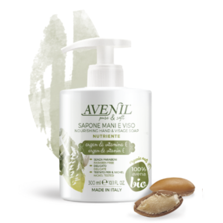 MYDLO NA RUKY A TVÁR - AVENIL sapone mani e viso NUTRIENTE, 300 ml