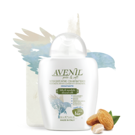 INTÍMNY GÉL - AVENIL detergente intimo con ANTIBATTERICO, 250 ml