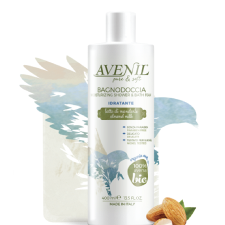SPRCHOVÝ GÉL - AVENIL bagnodoccia IDRATANTE, 400 ml