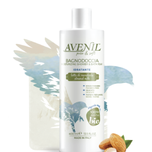 SPRCHOVÝ GÉL - AVENIL bagnodoccia IDRATANTE, 400 ml