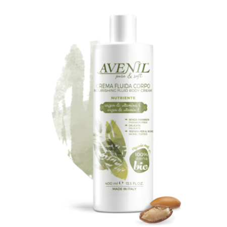 TELOVÉ MLIEKO - AVENIL crema fluida corpo NUTRIENTE, 400 ml