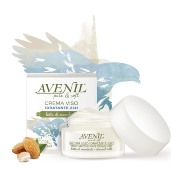 KRÉM NA TVÁR - AVENIL crema viso IDRATANTE 24H, 50 ml