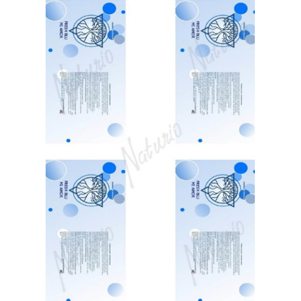 ETIKETY FRESH BLU MI AMOR, 4ks