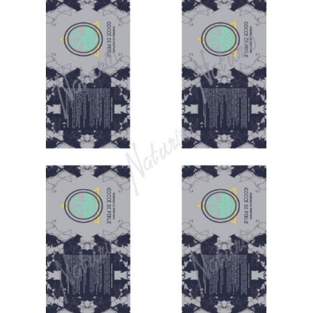 ETIKETY GOCCE DI PERLE, 4ks