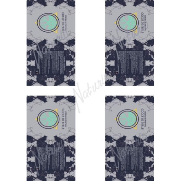 ETIKETY GOCCE DI PERLE, 4ks