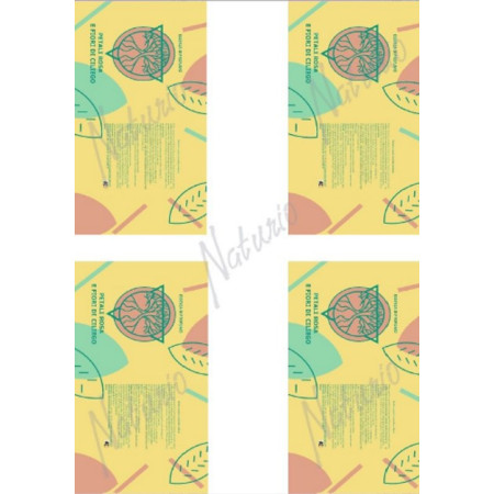 ETIKETY PETALI DI ROSA E FIOR DI CILIEGIO, 4ks