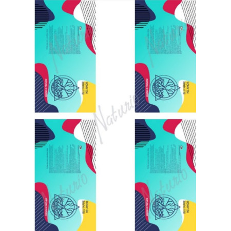 ETIKETY BLU MARE MI AMOR, 4ks