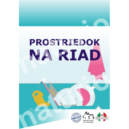 Etiketa predná "PROSTRIEDOK NA RIAD", 10ks