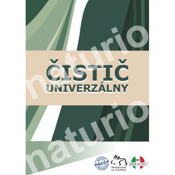 Etiketa predná "ČISTIČ UNIVERZÁLNY", 10ks