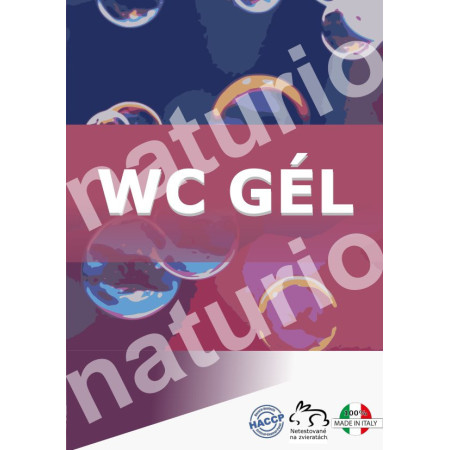 Etiketa predná "WC GÉL", 10ks
