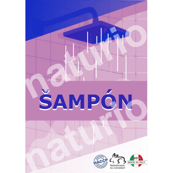 Etiketa predná "ŠAMPÓN", 10ks